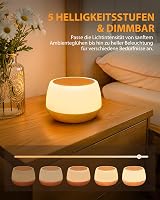 Görvitor érintésérzékeny asztali lámpa USB töltéssel, 8 szín, dimmer, éjszakai fény 3