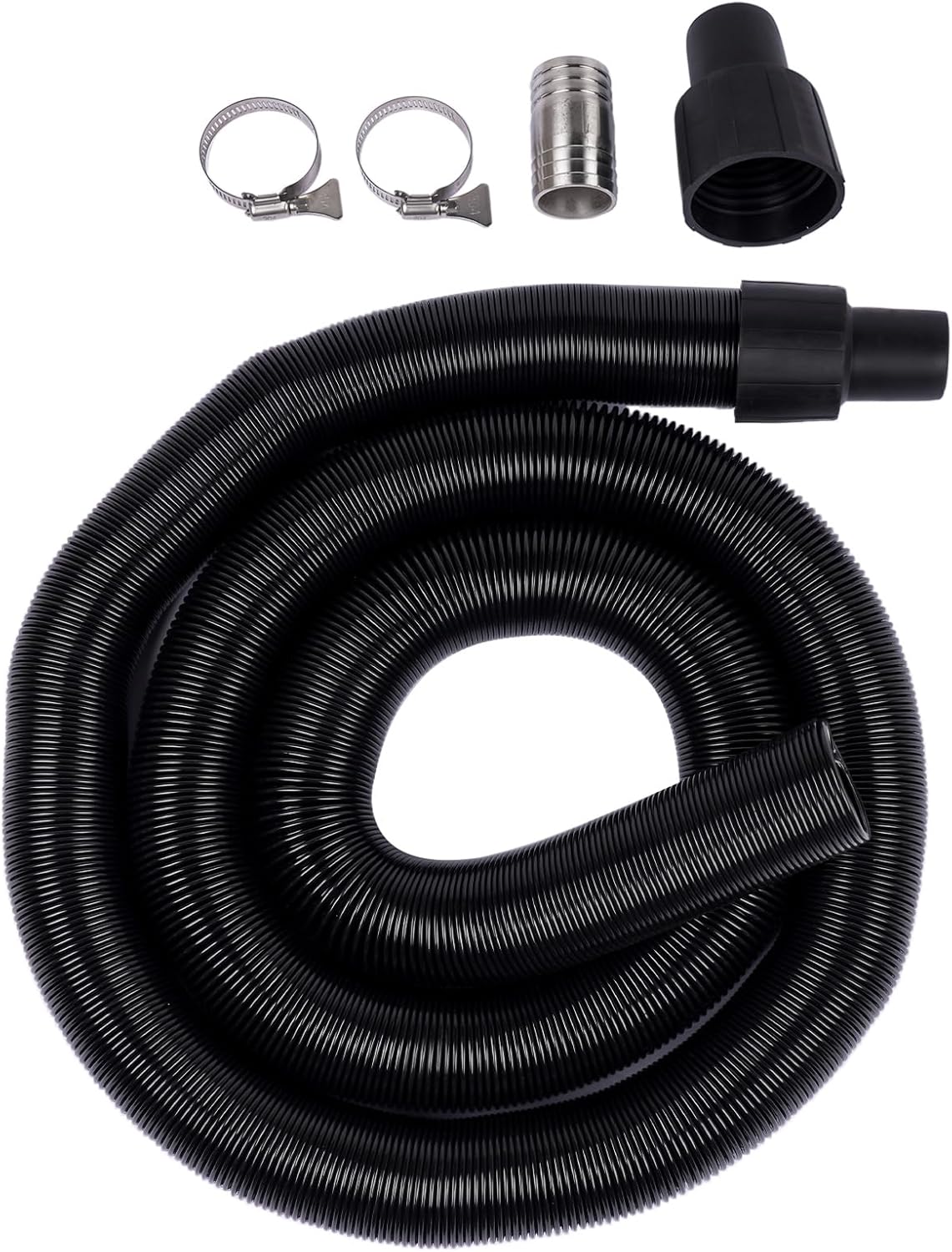 28FT RV Macerator Sewer Hose Kit - 1.5 Inch Replacement Hose for Compatible Macerator Systems, Durable RV Waste Disposal Accessory