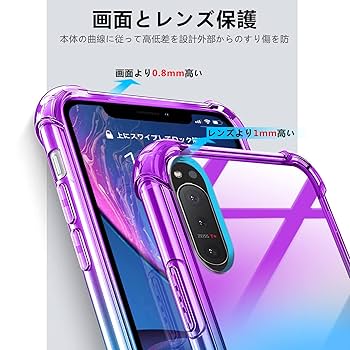 Amazon.co.jp: Sony Xperia 1 II ケース クリア 耐衝撃 ケース