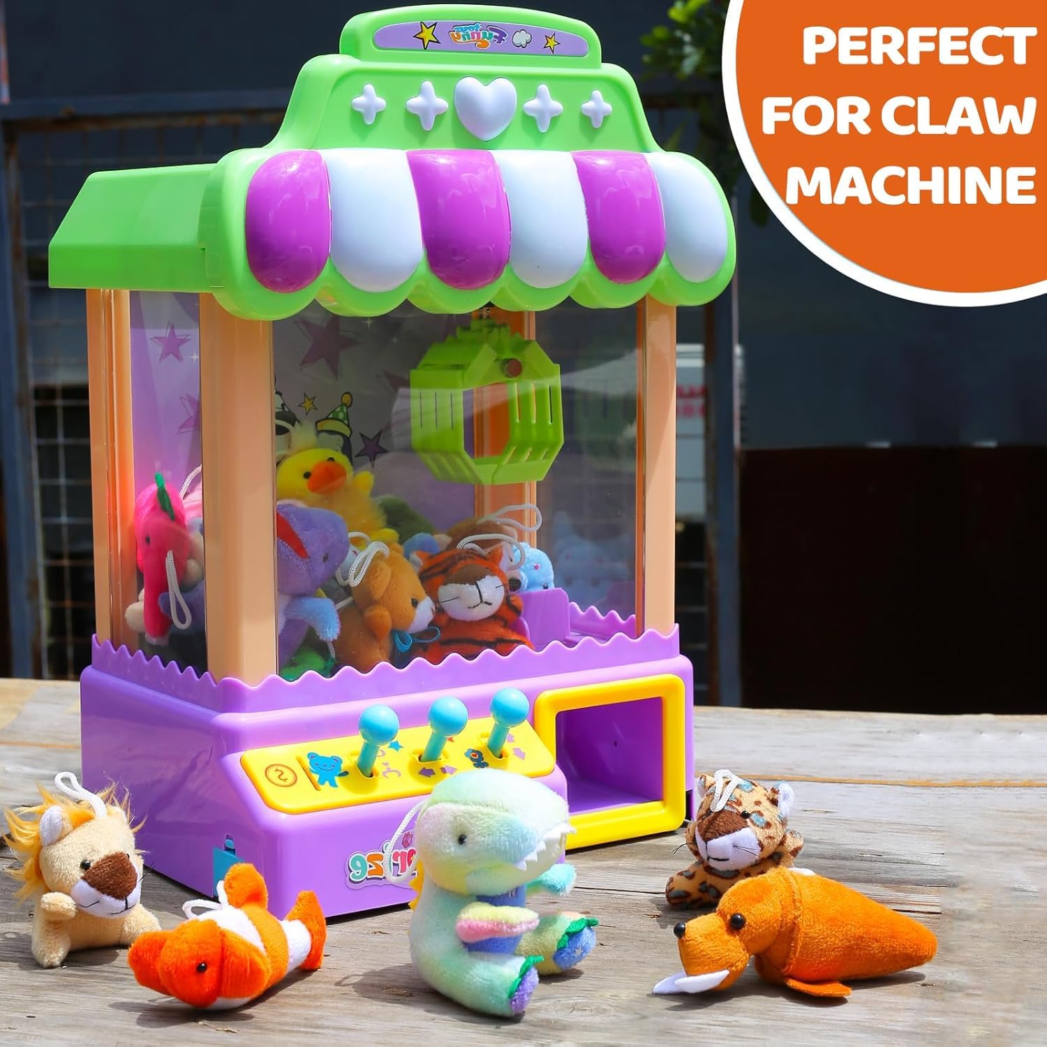 72-teilige Mini-Plüschtier-Kollektion, vielfältige weiche Spielzeuge (Dinosaurier, Zoo- & Meerestiere), Partymitbringsel für Kinder in Großpackung, perfekt als Greifautomat-Füllung, Goodie-Bag-Füller,