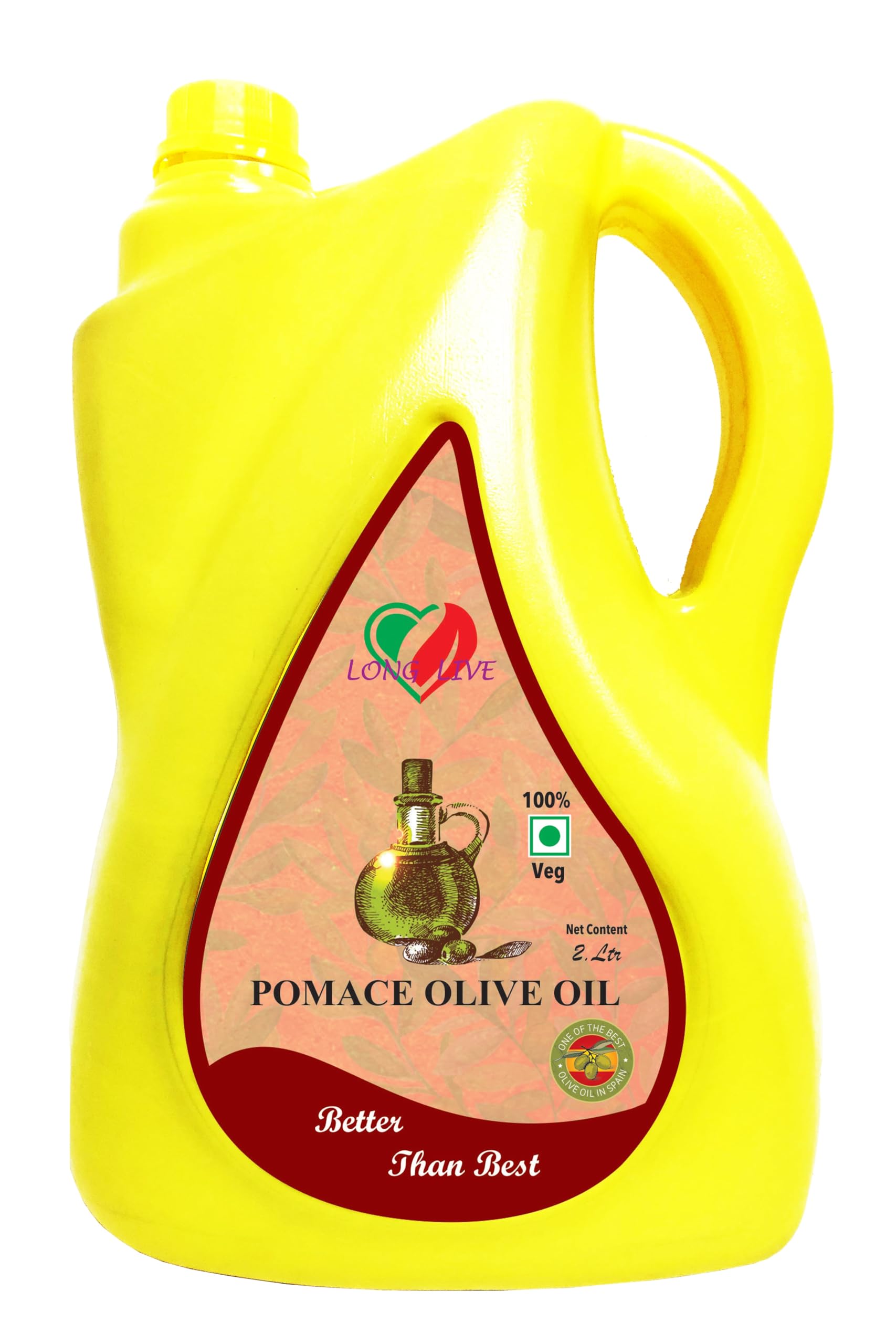 Long Live Olive Pomace Oil, Ideal for All Indian Cooking, (Imported from Italy) - 2 Ltr jar (B0CWL66JDR) Amazon Price History, Amazon Price Tracker