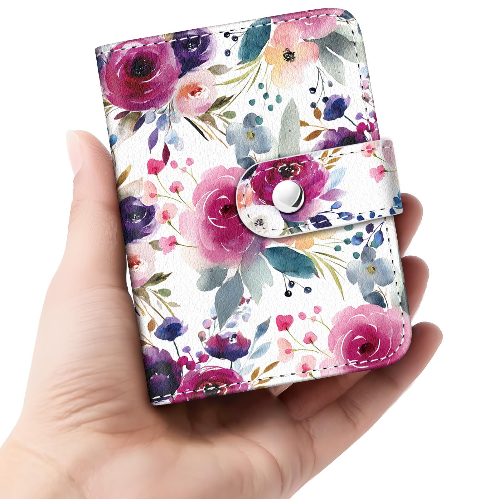Petit livre d'images 5,1 x 7,6 cm étanche pour Polaroid Snap et album photo floral rose