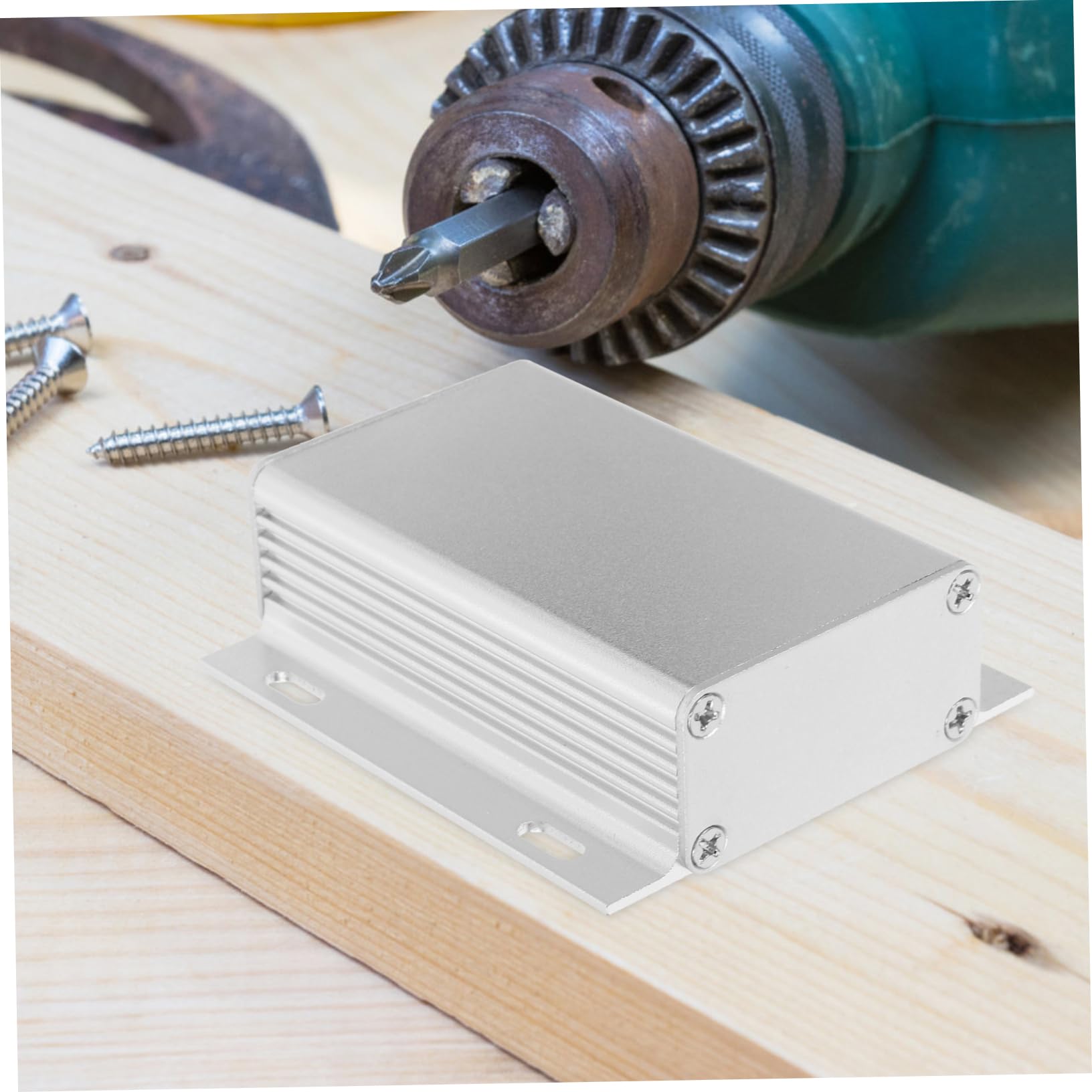 HOMSFOU 4stücke Aluminium Gehäuse Wetterfeste Projektbox Für Elektronik Tragbar Robust Vielseitig Einsetzbar Für -projekte Und Industrielle Anwendungen
