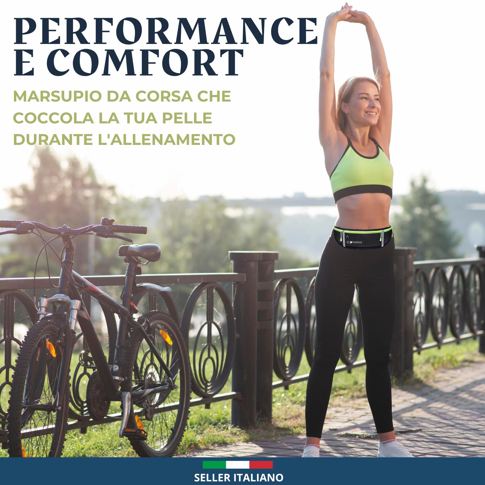 Marsupio Running Impermeabile Porta Telefono Corsa Antiscippo Fitness Viaggi
