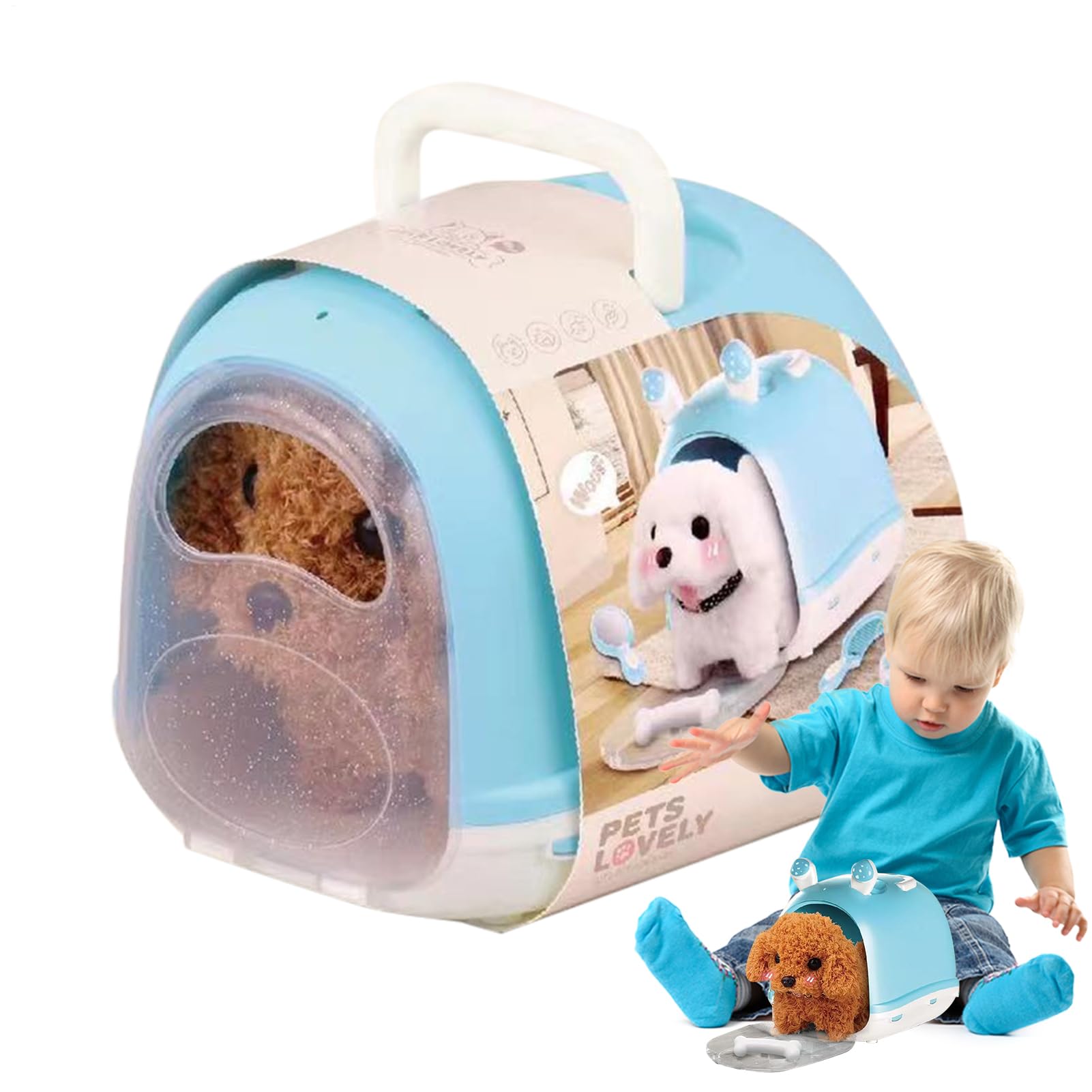 Jouet de marche pour chien le cadeau d'anniversaire idéal en peluche interactive
