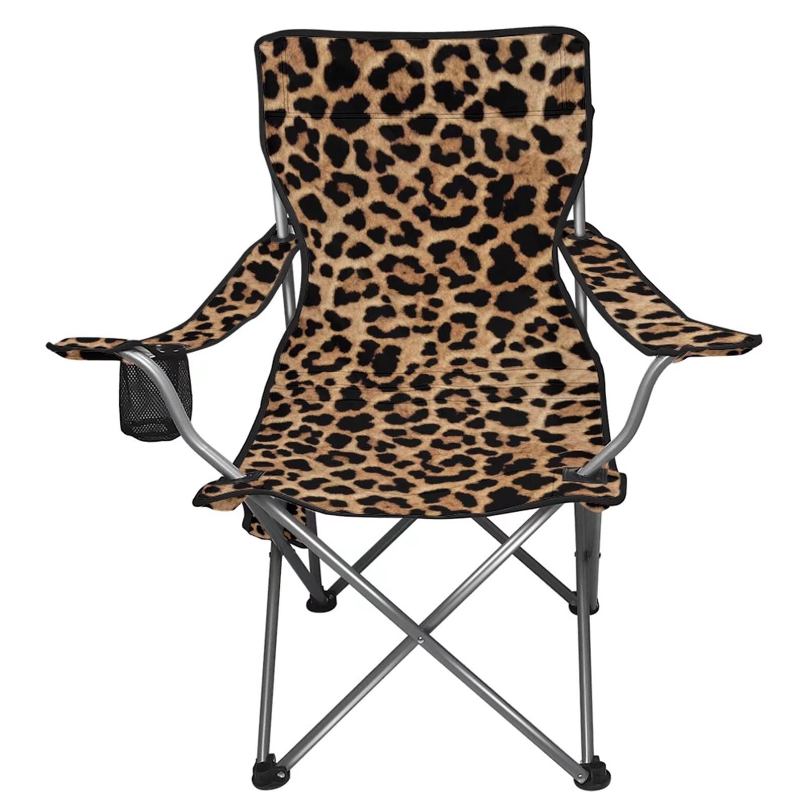 Amazon.co.jp: Suobstales クラシック ヒョウ柄 ビーチアームチェア
