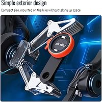 Vista 8 de sincetop Soporte para teléfono de bicicleta, Tapa de vástago de bicicleta de montaña Soporte para teléfono, Abrazadera universal de aluminio