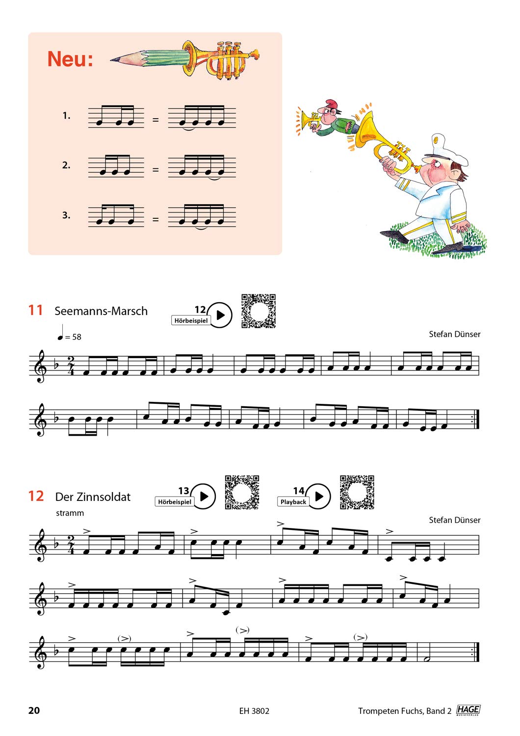 Trumpetenfuchs Band 2 9783866260795 EH 3892 and Trumpet Fox Band 3 9783866260801 plus microfibre cleaning cloth - Image 4