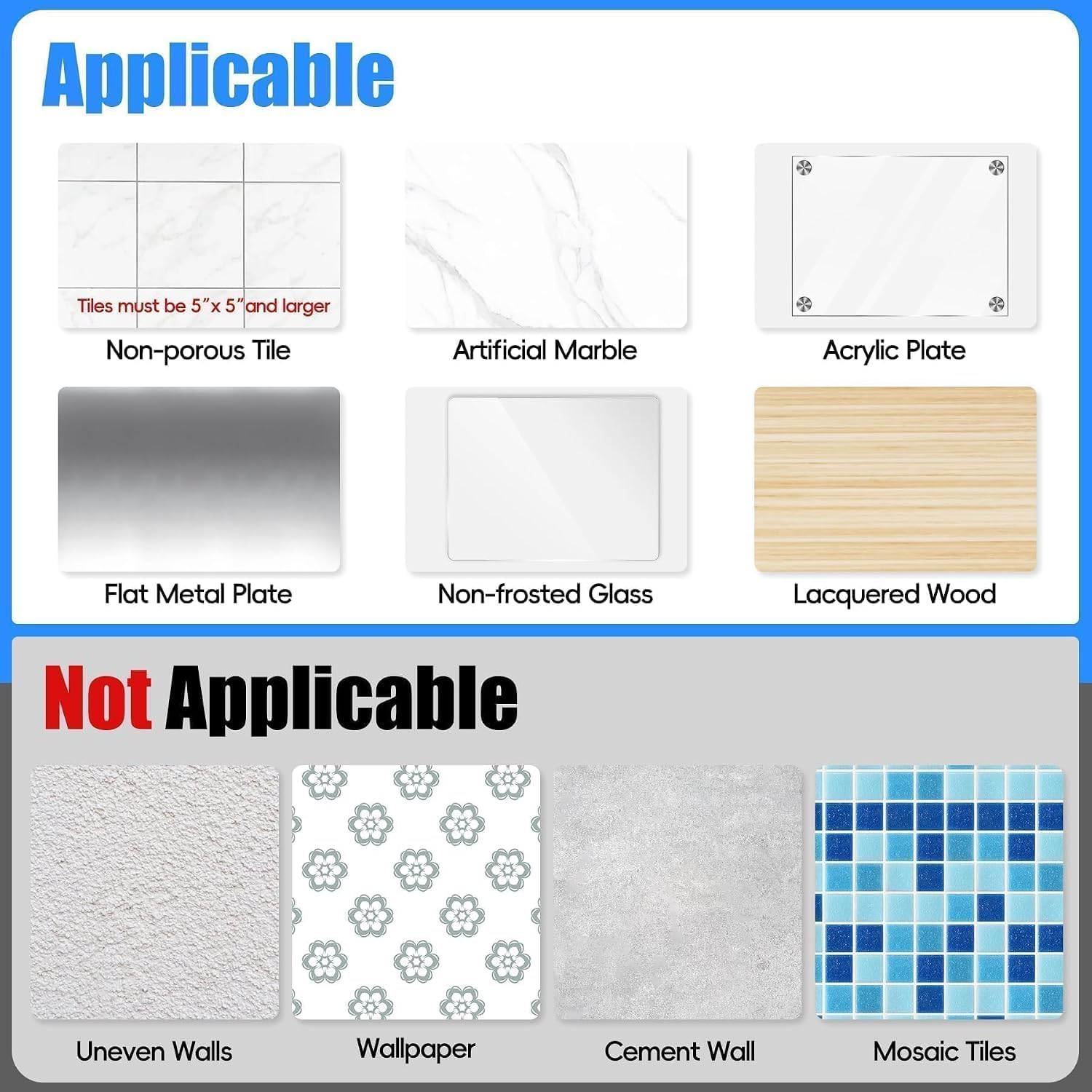 SPECILITE Barras de agarre de 17 pulgadas para bañeras y duchas con fuerte discapacidad de succión, asas para personas mayores, pasamanos de seguridad para baño, azulejos de inodoro, vidrio gris