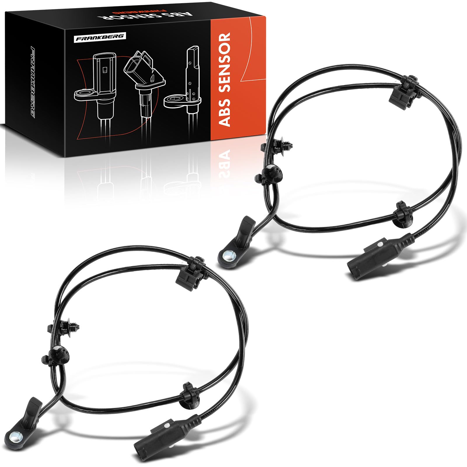 Frankberg 2x Sensori Velocità Ruota Sensore ABS Compatibile con V-Class W447 Vito Tourer W447 Marco Polo Camper W447 Vito Mixto (Double Cabin) W447 Vito Furgone W447 Replace# A4479059501