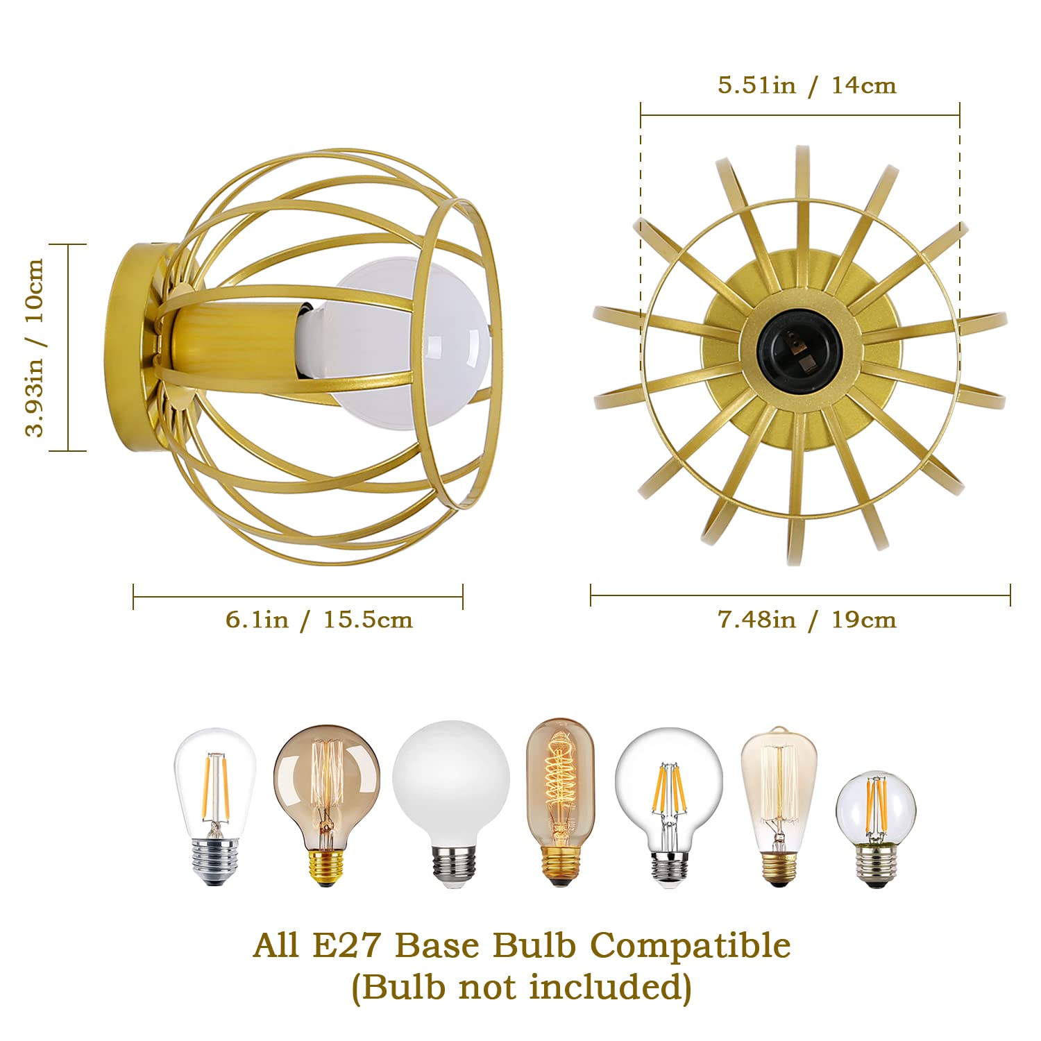 FYZDLAOR Retro zon plafondlamp, hars ronde plafondlamp, plafondlampen voor woonkamer, slaapkamer veranda gangpad ganglampen (E27