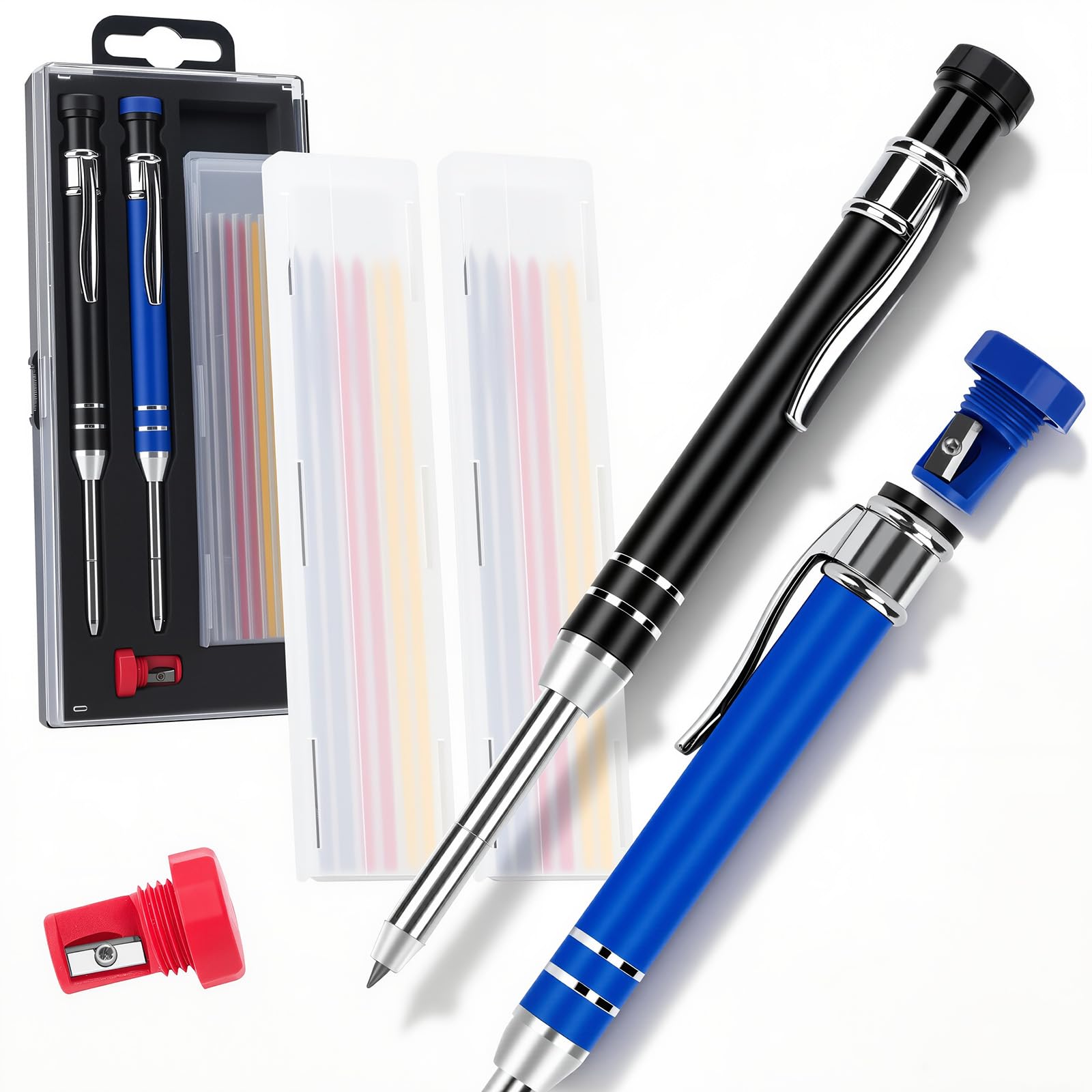 Tieflochmarker Set mit Schützender Aluminiumlegierung-Spitze
