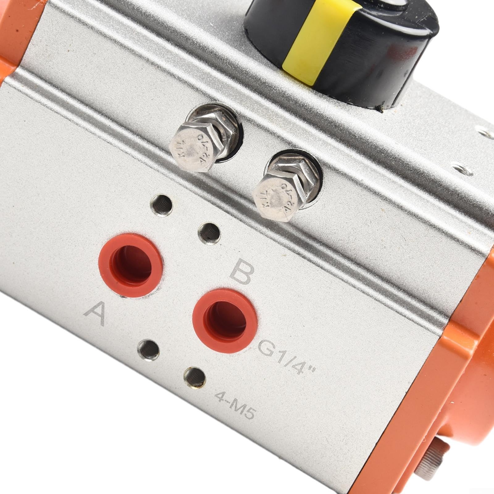 Actuador neumático AT40/AT52 giratorio de 90 grados, válvula de doble efecto para automatización industrial, construcción de aluminio, modelos GT52 GT63