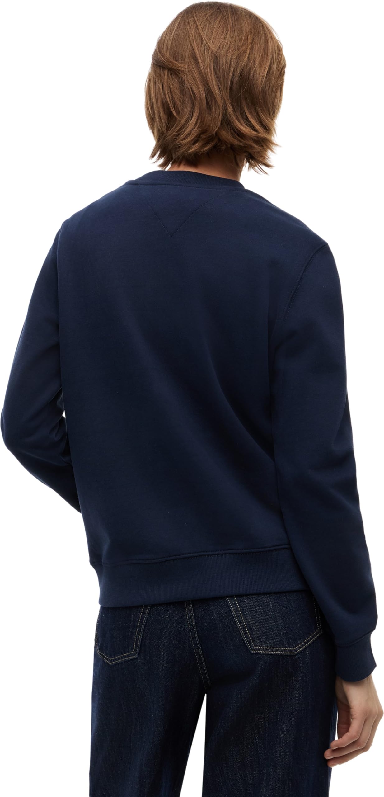 Tommy Jeans Tjw Reg Ess Logo 1 Crew Ext Dw0dw22829 Felpa Pullover Donna (Pacco da 1)