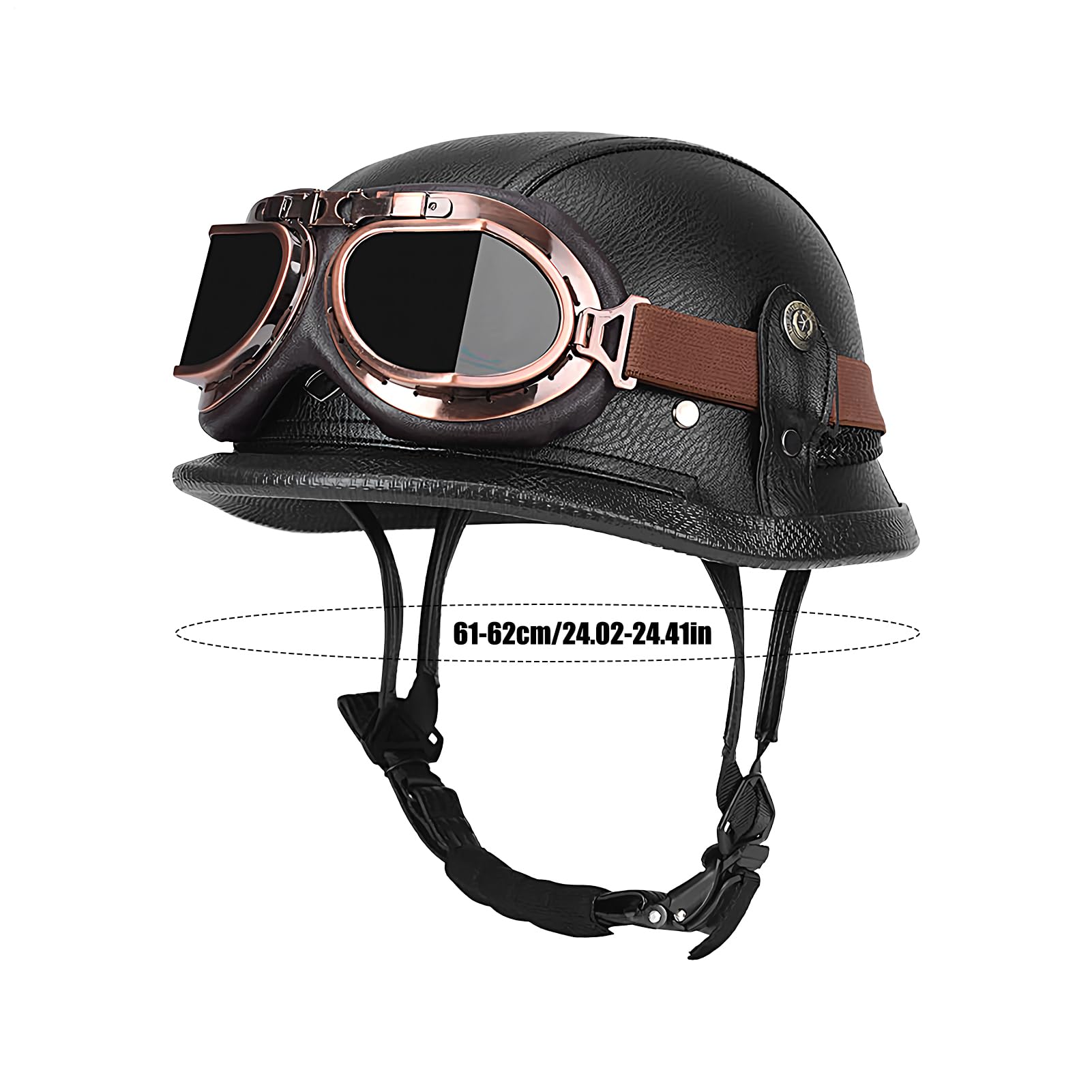 Kask motocyklowy w stylu niemieckim - lekkie kaski motocyklowe, lekki i bezpieczny sprzęt ochronny dla kierowcy