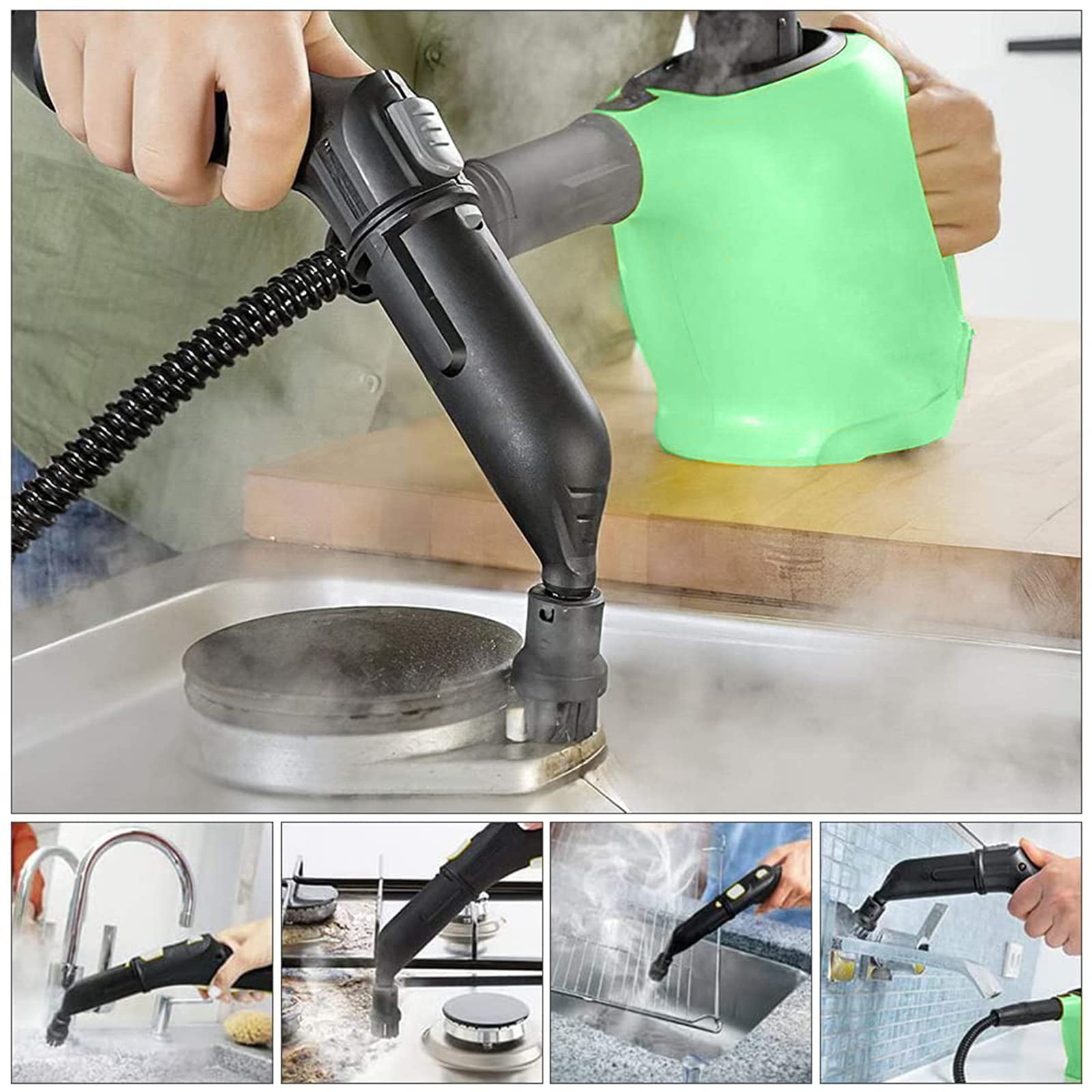 RichVibe Düsen-Set Für Kitfort KT-1000-03 - 4 Aufsätze Für Die Tiefenreinigung