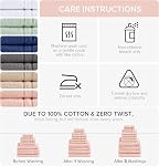 Ensemble de serviettes Comfort Spaces pour salle de bain 12 pièces, ensemble de serviettes de bain de luxe, 4 serviettes à main pour salle de bain, 4 gants de toilette, 4 grandes serviettes de bain roses, 100 % coton, serviettes à séchage rapide, zéro torsion, douces et légères, blush | Coton zéro torsion, séchage rapide ultra doux, 4 serviettes de bain 4