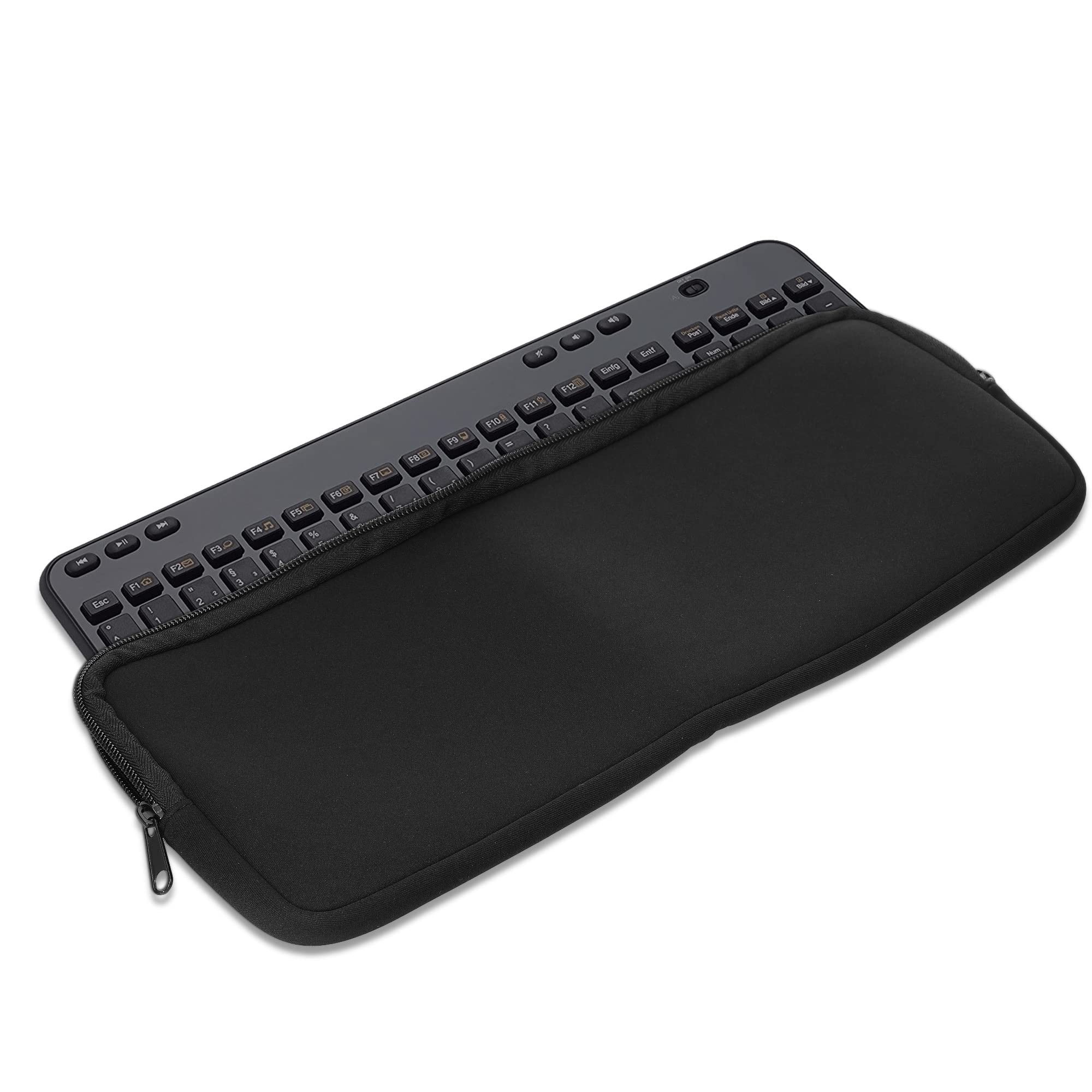 Housse De Clavier En Néoprène - Pochette Zippée 45x15 Cm, Protection Contre Chocs, Transport Facile, Rangement Pratique