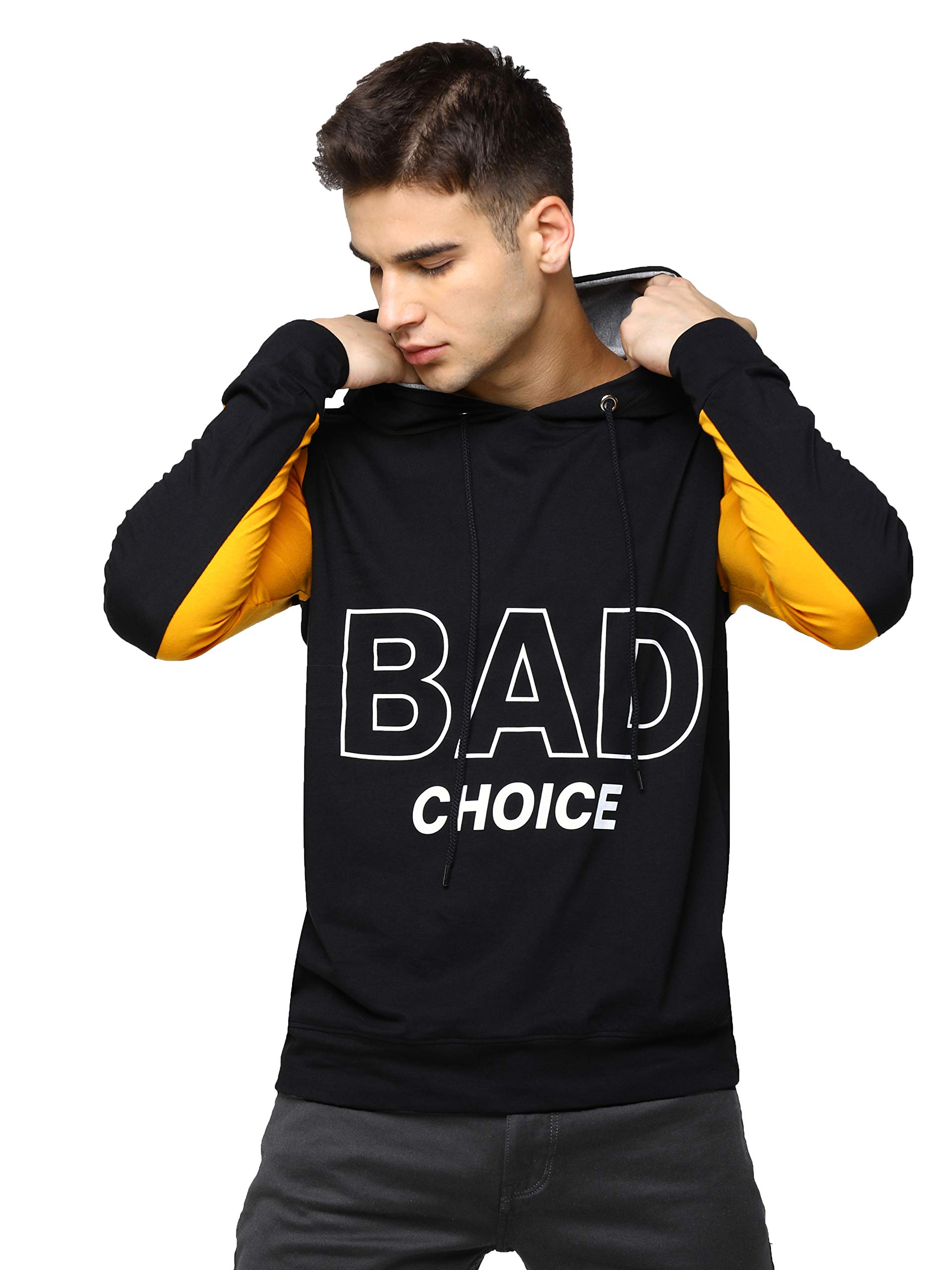 Black Bad Hoodie for Men – Full Sleeve Hooded Sweatshirt-image-36