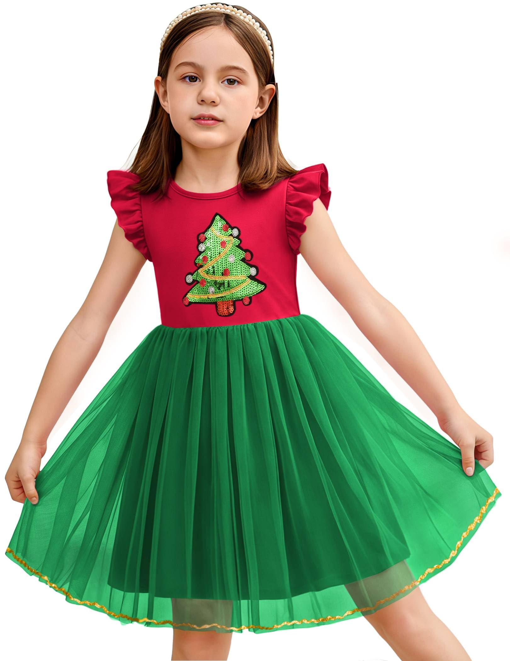 Arshiner Toddler Tutu Dress Girls Summer Dresses Ruffle Tulle Sundress