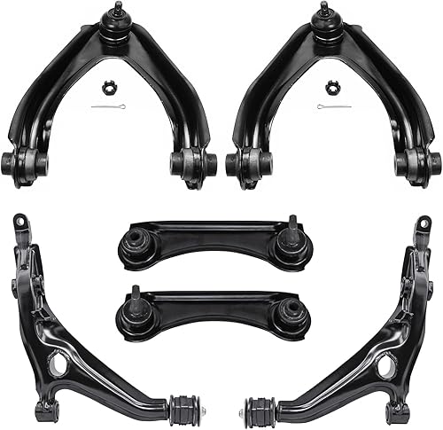 Miniatura 137 de Detroit Axle - Kit de brazos de control AWD para cargador Chrysler 300 Dodge Challenger Magnum, 2 brazos de control superiores delanteros con rótula