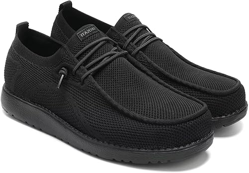 Miniatura 4 de 1TAZERO Zapatos sin cordones para hombre, extra anchos, ortopédicos, para diabéticos, cómodos para pies hinchados, con soporte de arco para fascitis
