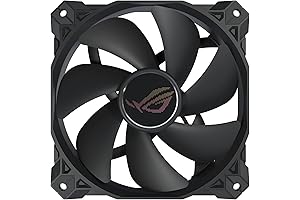 ASUS ROG Strix XF120 PWM Whispering Quiet Technology 4-Pin High Airflow Fan...
