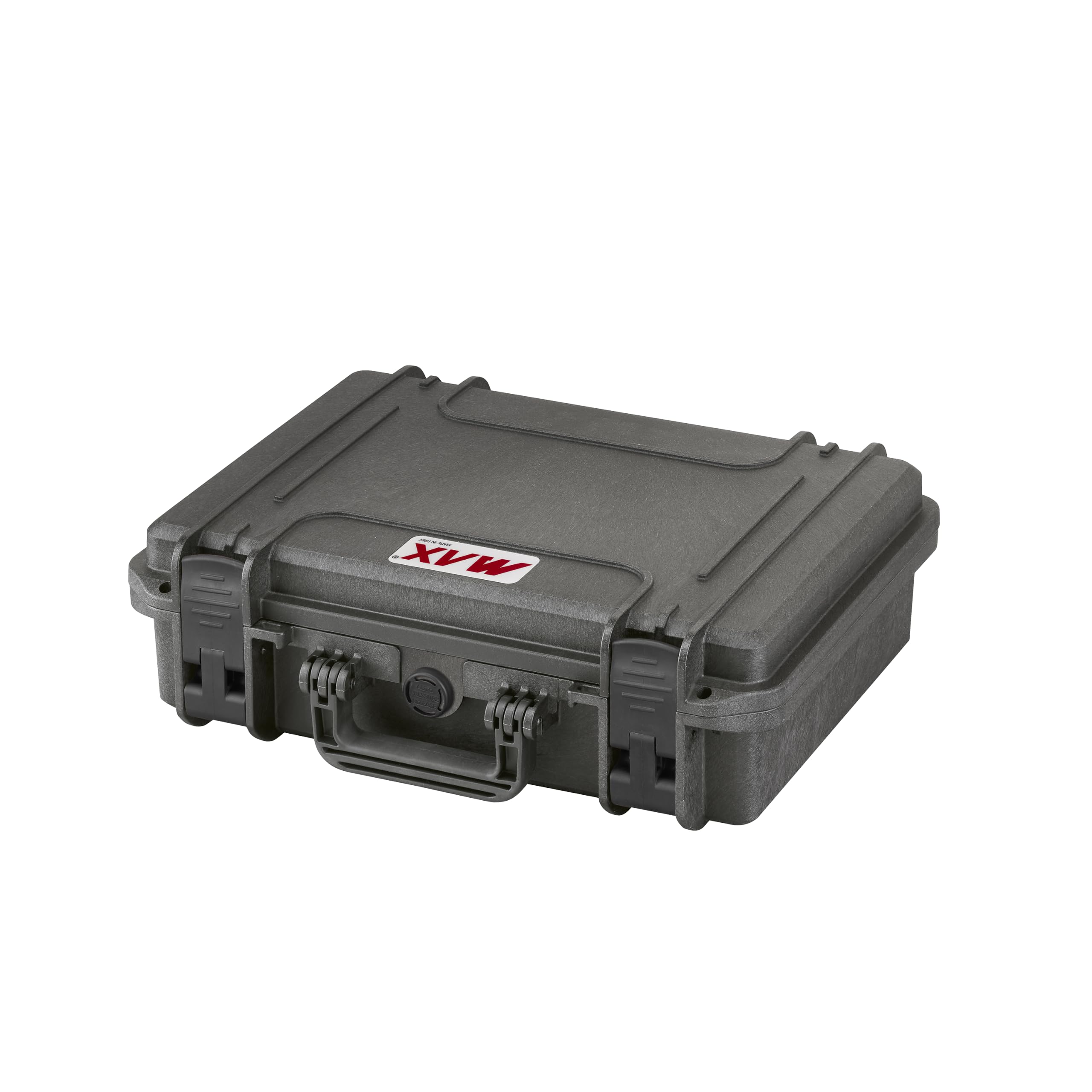 MAX Cases - MAX380H115S, Maleta hermética con espuma pre-cortada a cubetas, dimensiones internas 380 x 270 x 115 mm