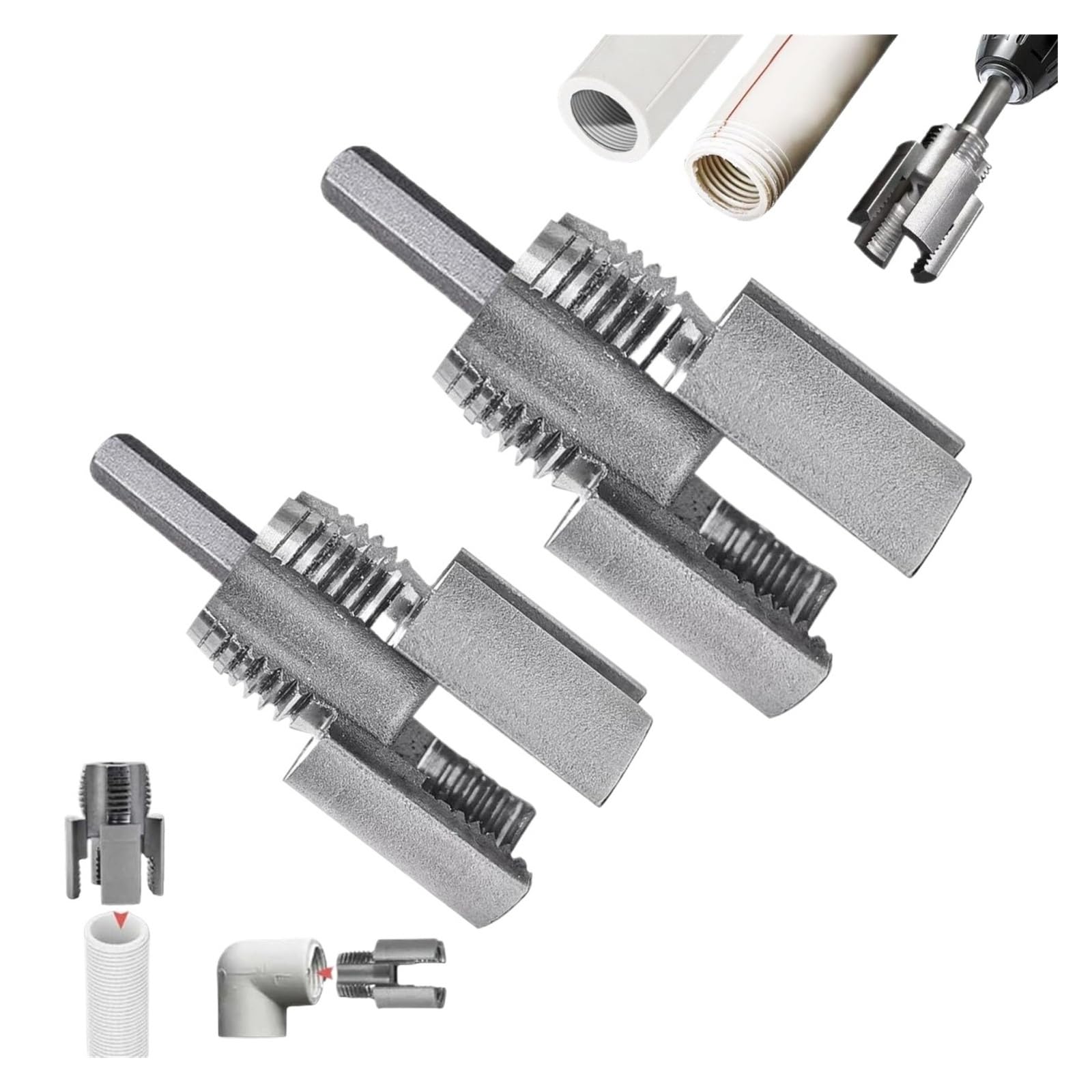 Hnulgvi 20Mm Pipe Threader Internal External Pipe Threading Tool Compact Durable