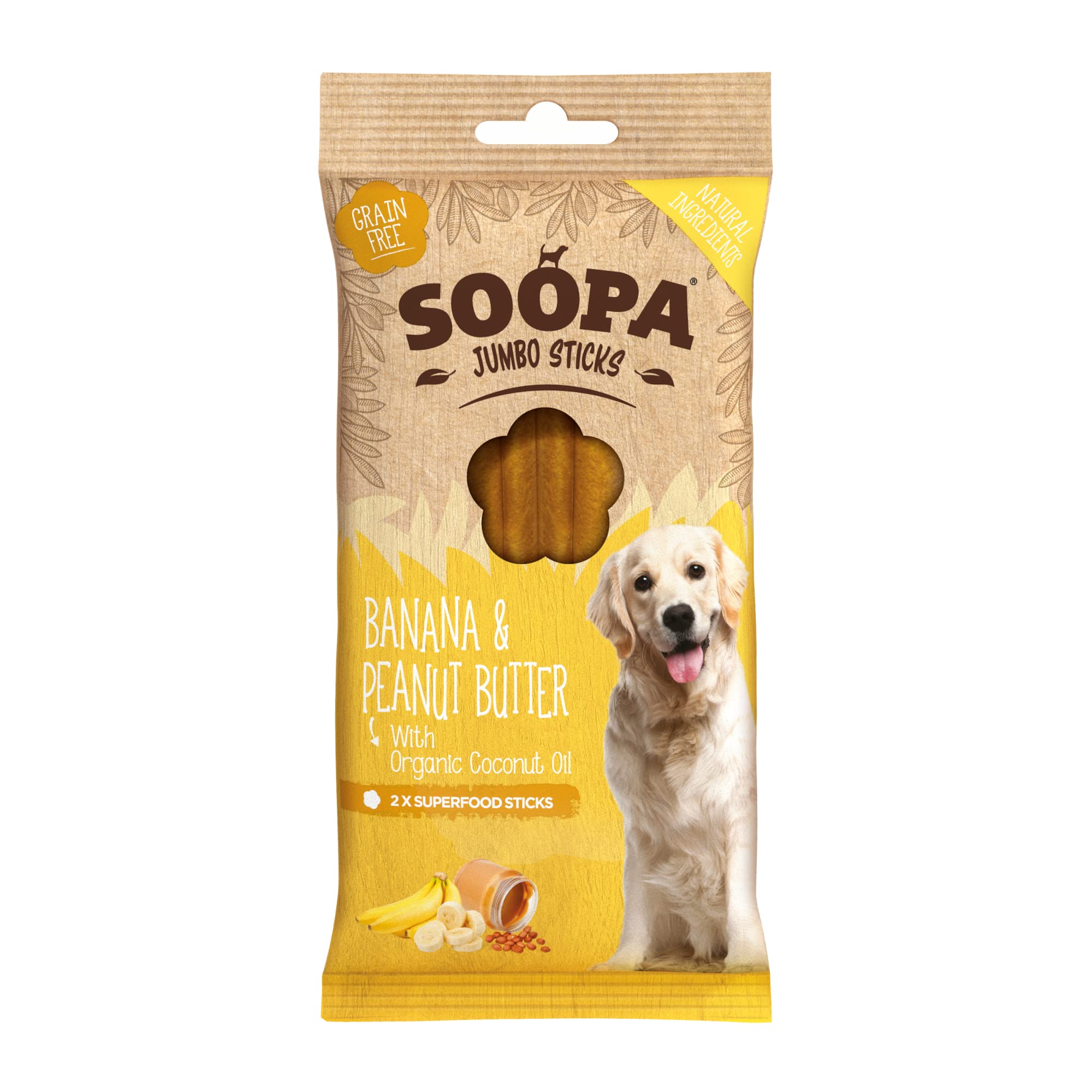 Soopa Banana And Peanut Butter Jumbo Stick - 170G