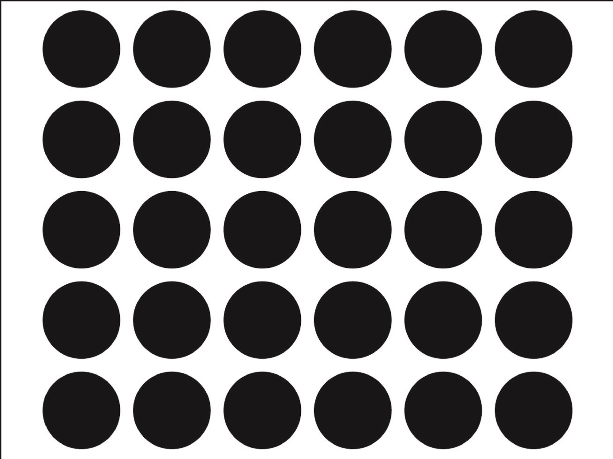 Amazon.co.jp: オキナ 2号シール 黒 1パック PS237 (60片×6枚入)×5