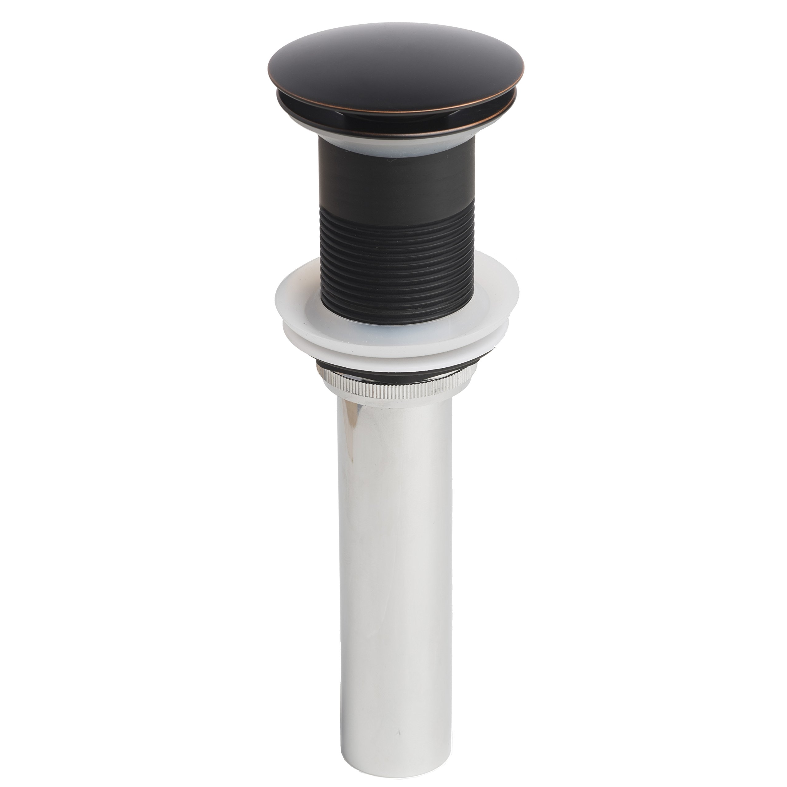 Builders Shoppe 2335TB Bathroom Faucet Vanity Sink Pop-Up Drain without Overflow, Oil Rubbed Bronze Finish