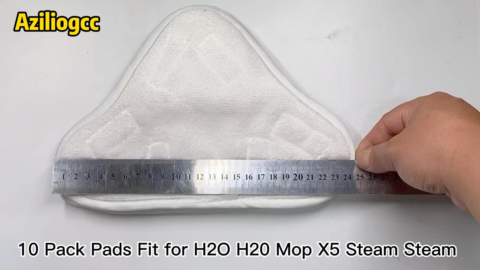 Buy 2 Microfibre Steam Mop Floor Washable Replacement Pads For H2O H20