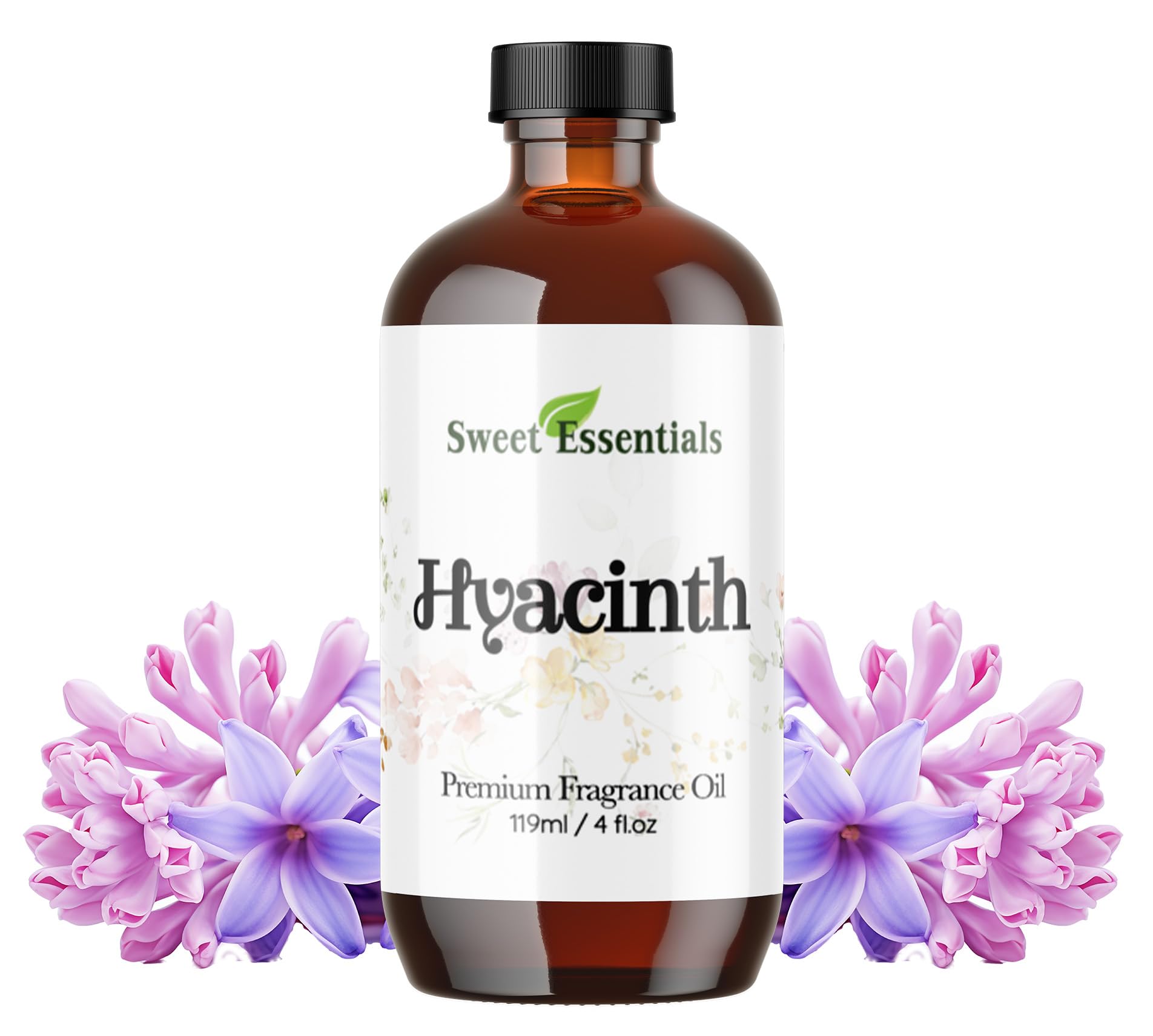 Hyacinth, 4oz Premium Fragrance Oil, Aromatherapy, Diffuser, Crafts, Soap, Home Scents, Bath & Body, DIY Parfum and Much More. Versatile and Long-Lasting