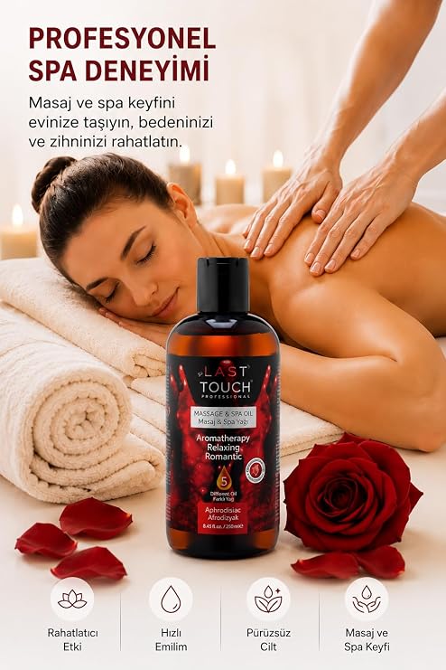 LAST TOUCH Masaj Yağı Aromaterapi (Afrodizyak Seans) 250 ML