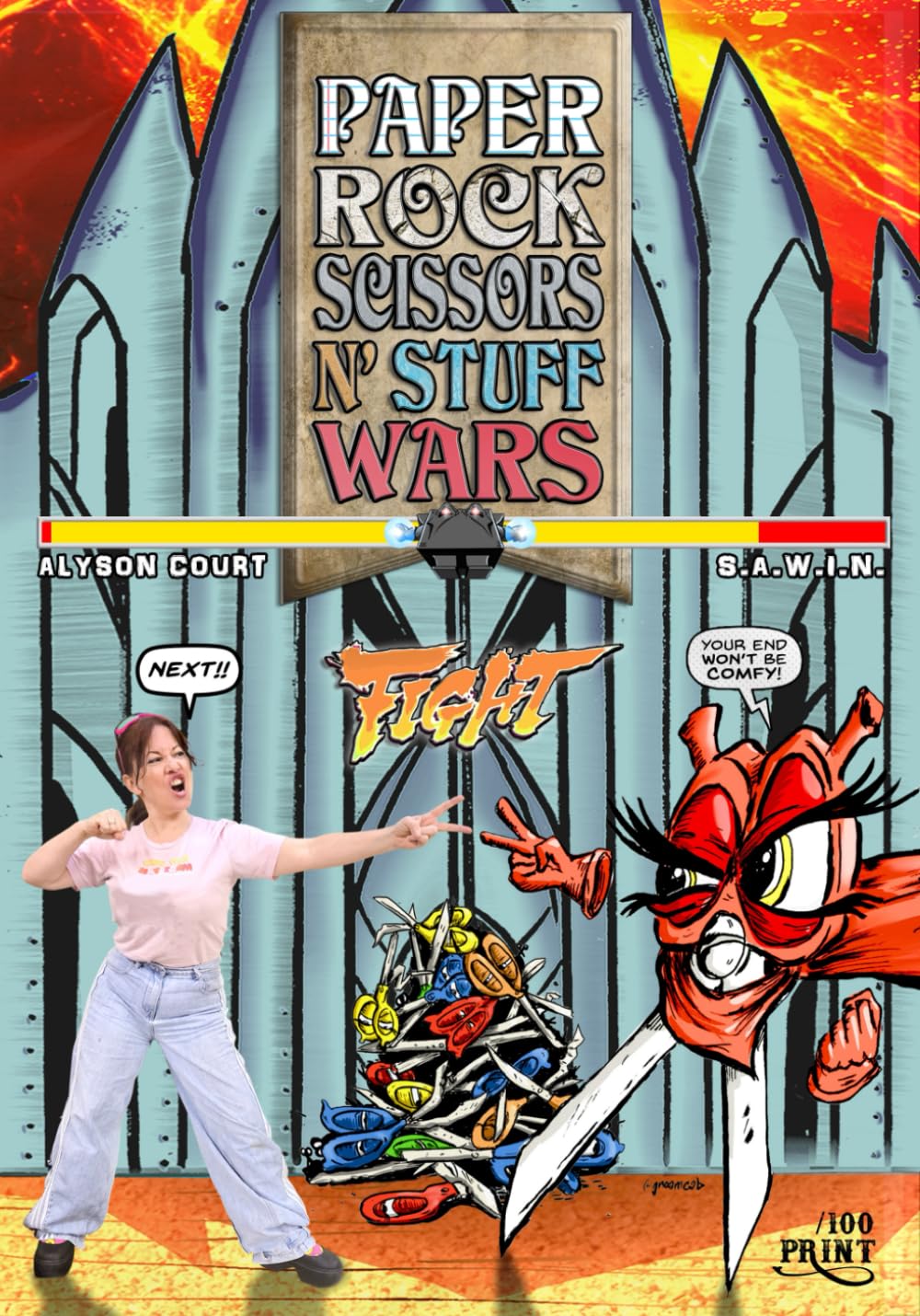 Paper Rock Scissors N' Stuff Wars: Court Special Edition