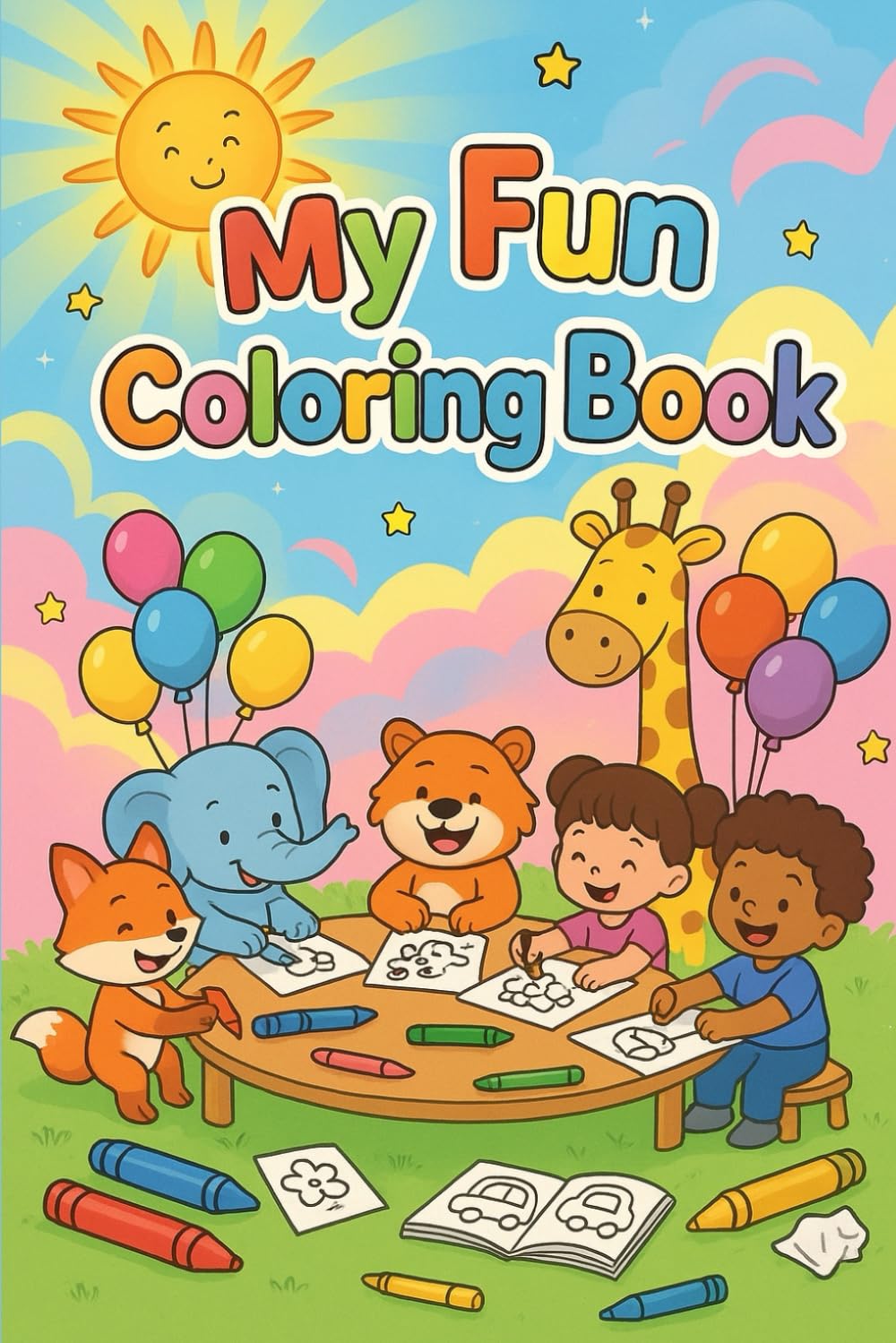 My Fun Coloring Book: My Big Fun Coloring Book