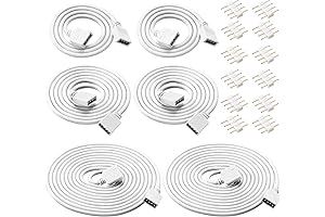 6pcs LED Lights Extension Cable Kit