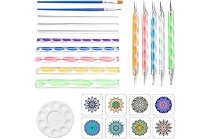 Chironal 24Pcs Premium Rock Painting Tools & Accessories