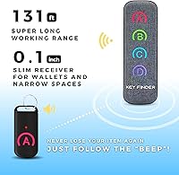 Vista 3 de Localizador de rastreador de artículos RF de 80 dB con rango de trabajo súper largo (gris)