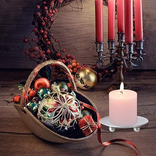 Miniatura 7 de Portavelas decorativo de hierro con pedestal, velas cónicas para candelabros, portavelas de pilar para decoración de bodas, decoración del hogar,