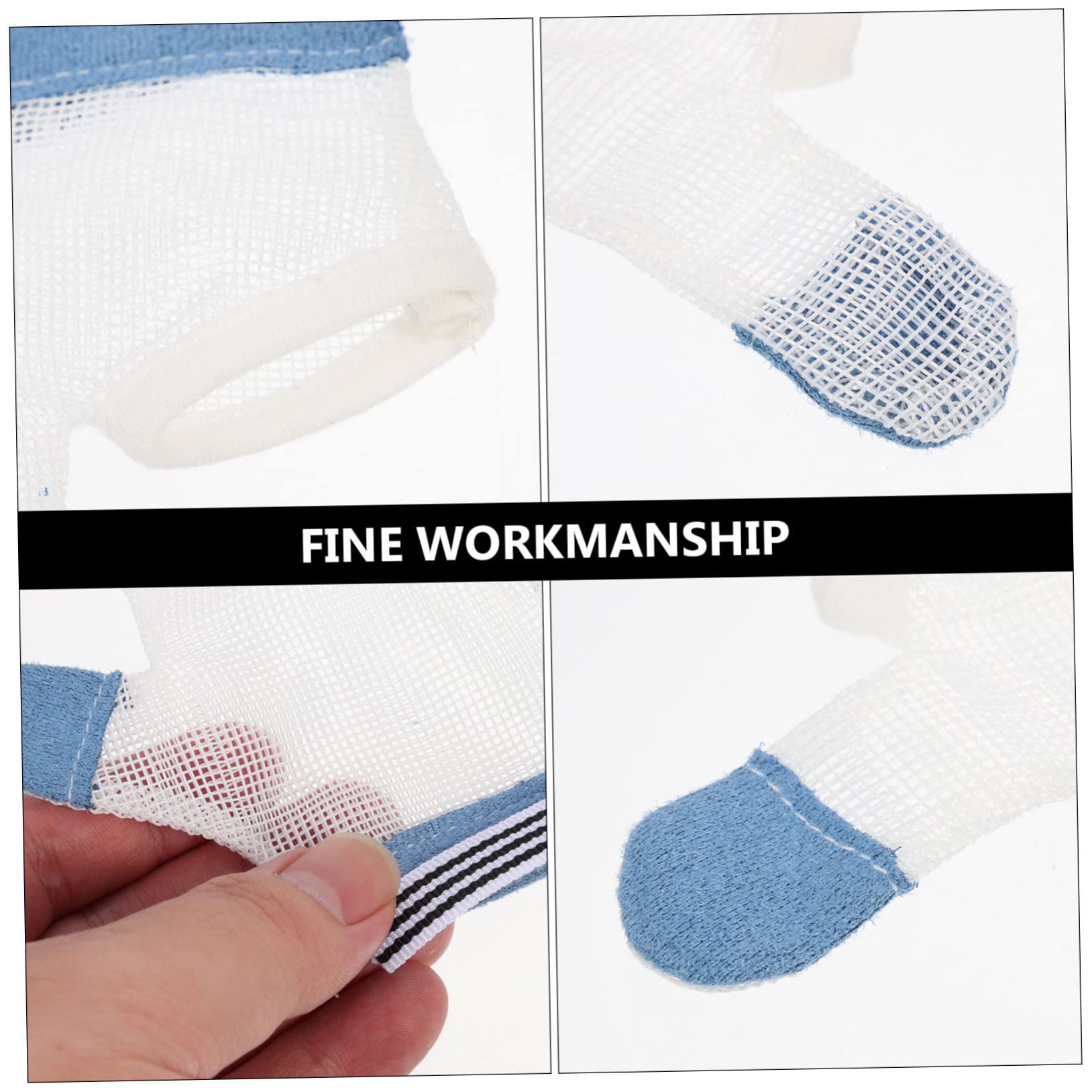SHOWERORO 10 Pares guantes para morder anillos mitones niños dejar de chuparse el corrector de chuparse los dedos dejar de chupar herramienta parada de chuparse el para niños neto