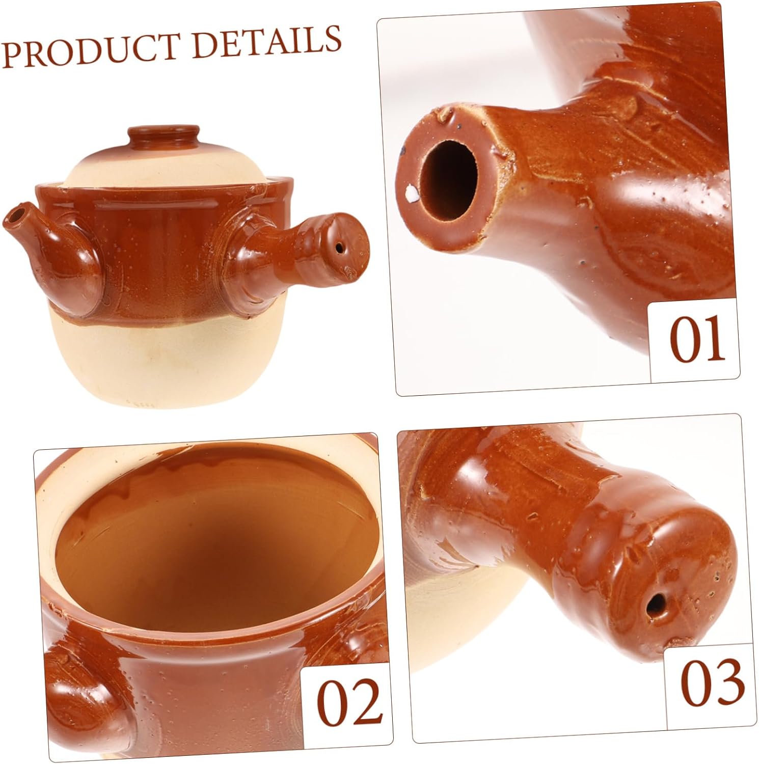 KICHOUSE Traditional Chinese Pot Cookware Casseroles Skillet Stew Pot Lid for Cooking Heating Non-stick Easy to Clean