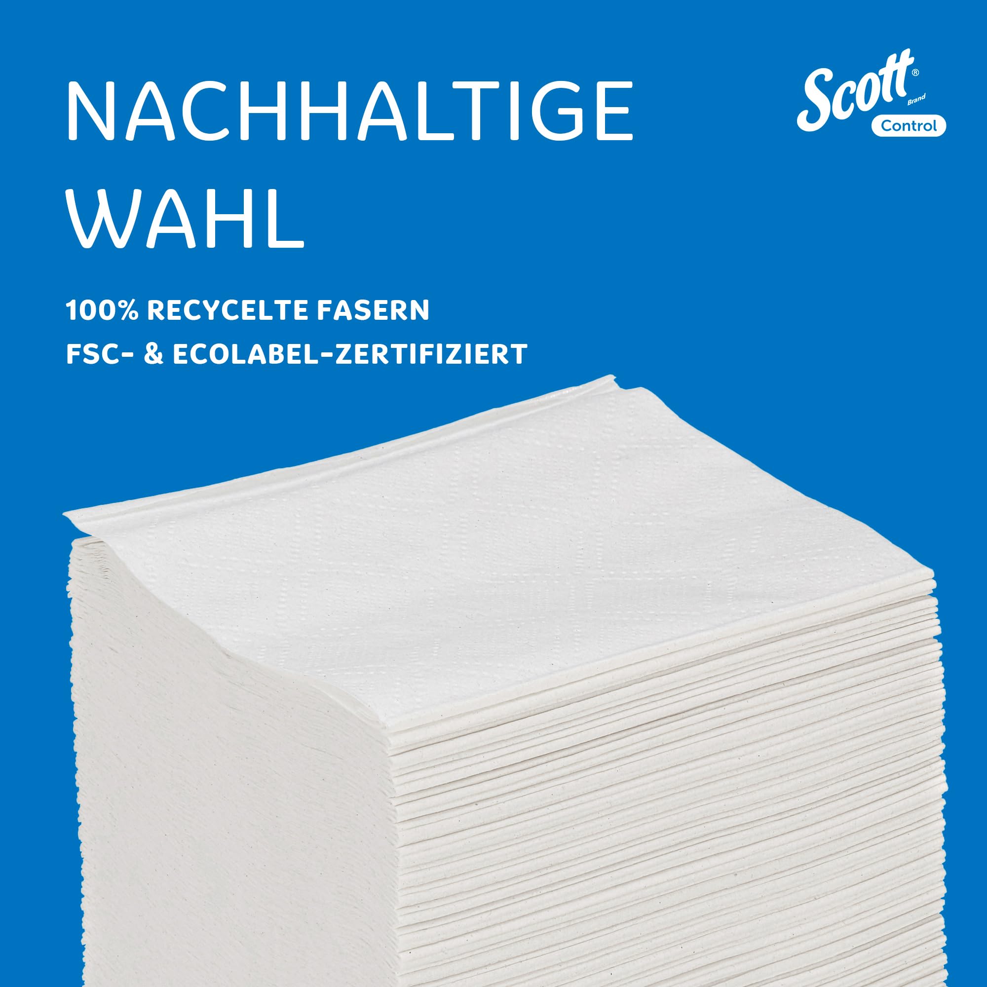 Scott Control Einzelblatt-Toilettenpapier 8508 – 2-lagiges Toilettenpapier – 36 Packungen x 250 Blatt (9.000 Blatt)
