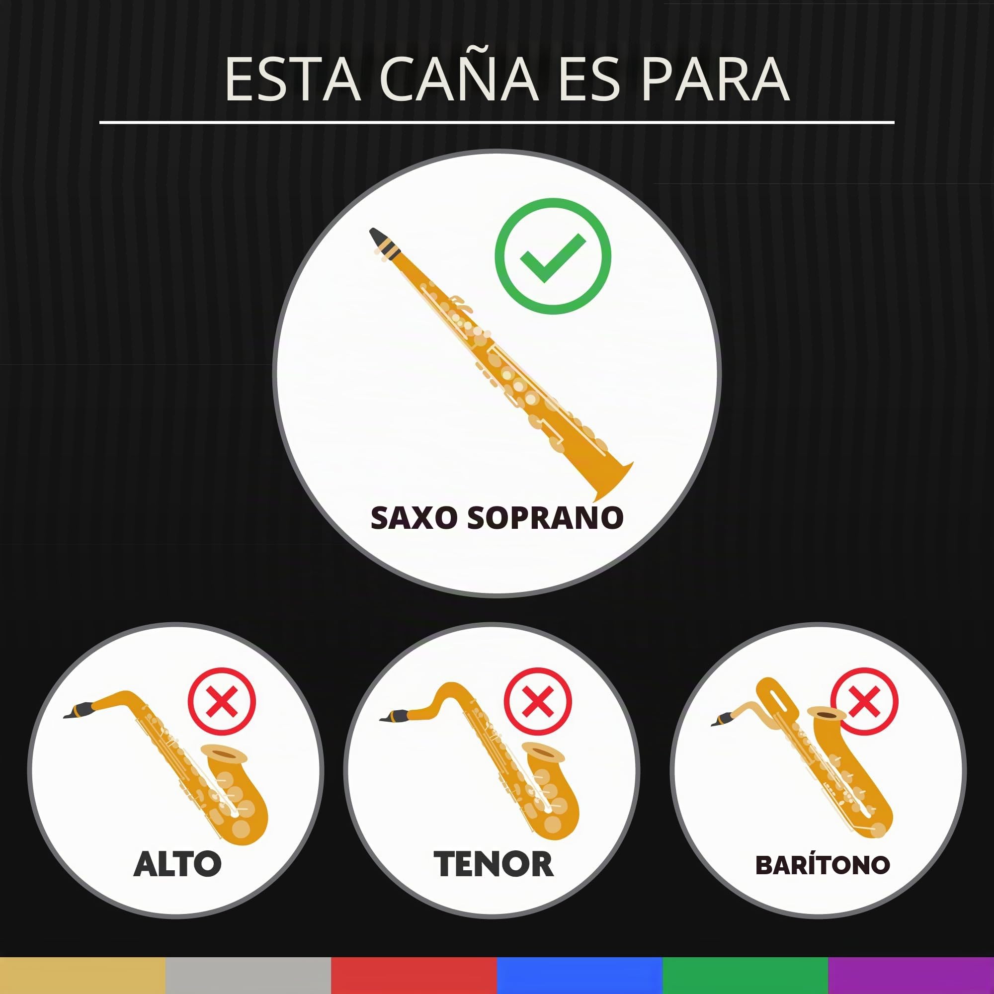 Légère Reeds - Soprano Saxófono Reed, Signature, Dureza 2.50 (SSG2.50) - Cañas Sintéticas Premium para Viento-Madera