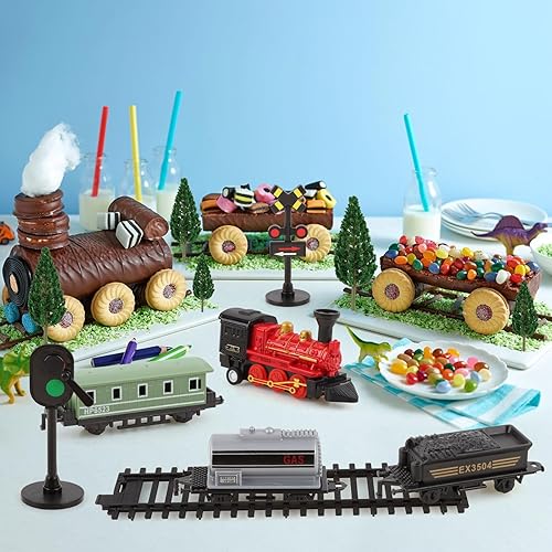 Miniatura 146 de Hooqict 26 piezas de decoraciones de pasteles de los años 80 y 90, decoraciones retro de los años 80 de hip hop con bolas de purpurina para cupcakes