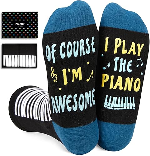 Zmart Regalos divertidos para pianistas, regalos de música, regalos de piano para mujeres, hombres y adolescentes, regalos para amantes del piano,