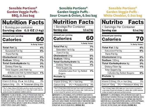Miniatura 2 de Sensible Portions Garden Veggie Puffs - Paquete variado 05 onzas 36 unidades