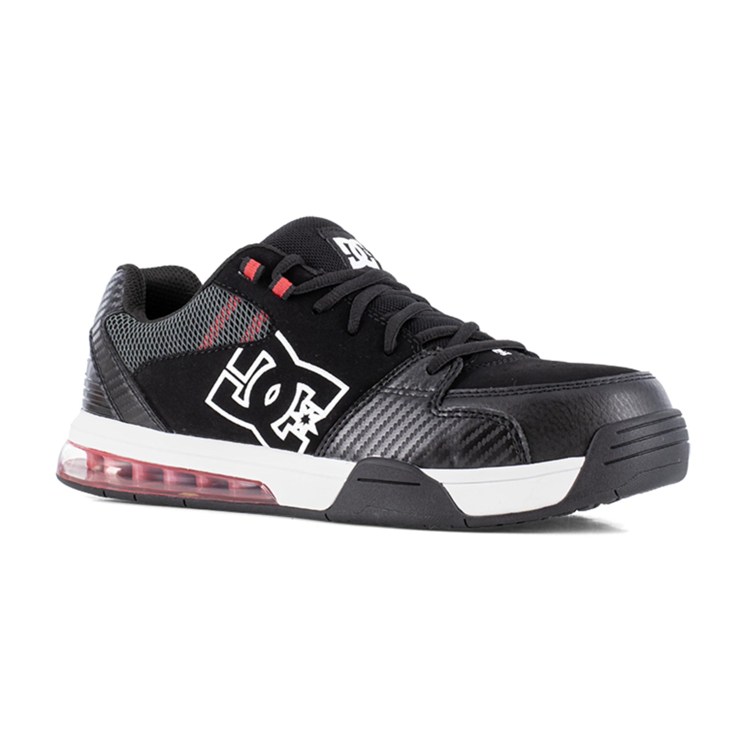 Work Men's Versatile Work Black, White and Red Composite Toe Shoe