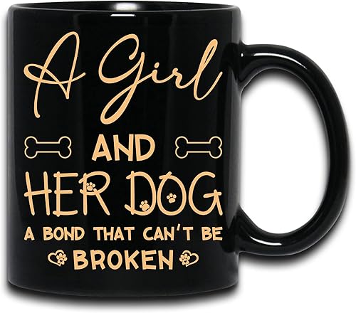 Miniatura 5 de WHIDOBE Taza personalizada de perro (niña  perro) personalizada de 11 onzas, 15 onzas con avatares, nombres, razas  Taza Dog Mom para mujeres,